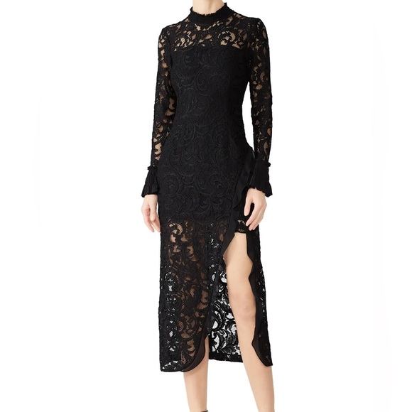 Alexis Black Fala Lace Dress - Picture 9 of 10